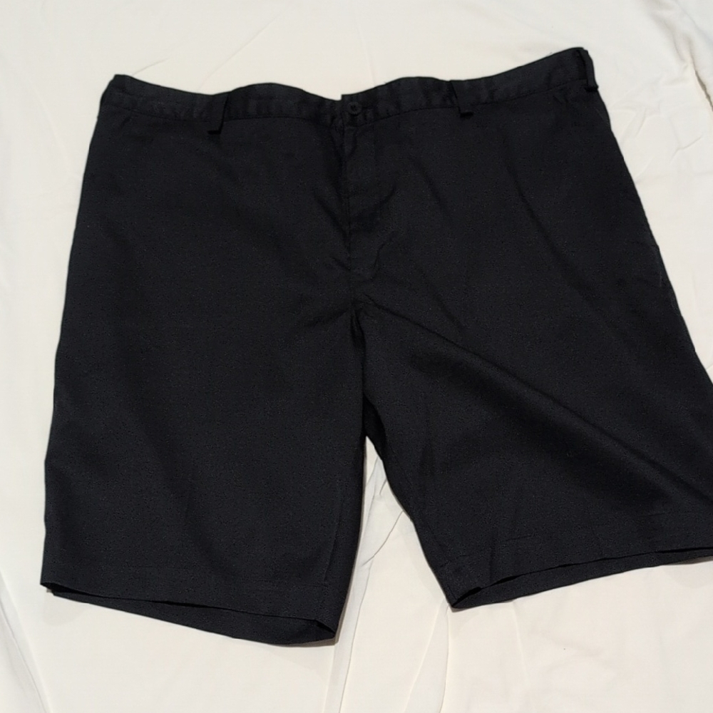 Mens Nike Black Flat Front Athletic Shorts